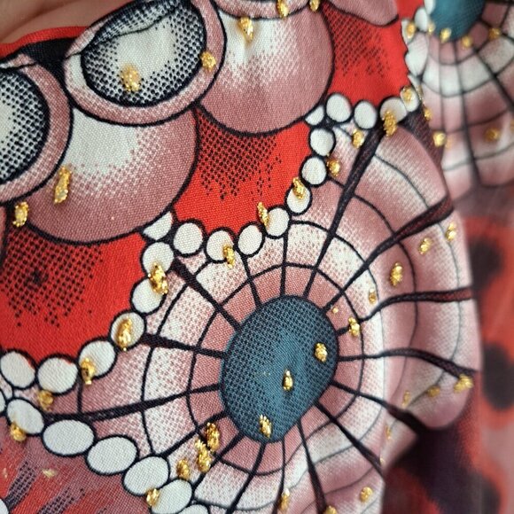 Habeba Women's Kaftan Swimsuit Cover Up One Size Animal Print Geometric Tribal - Picture 6 of 8